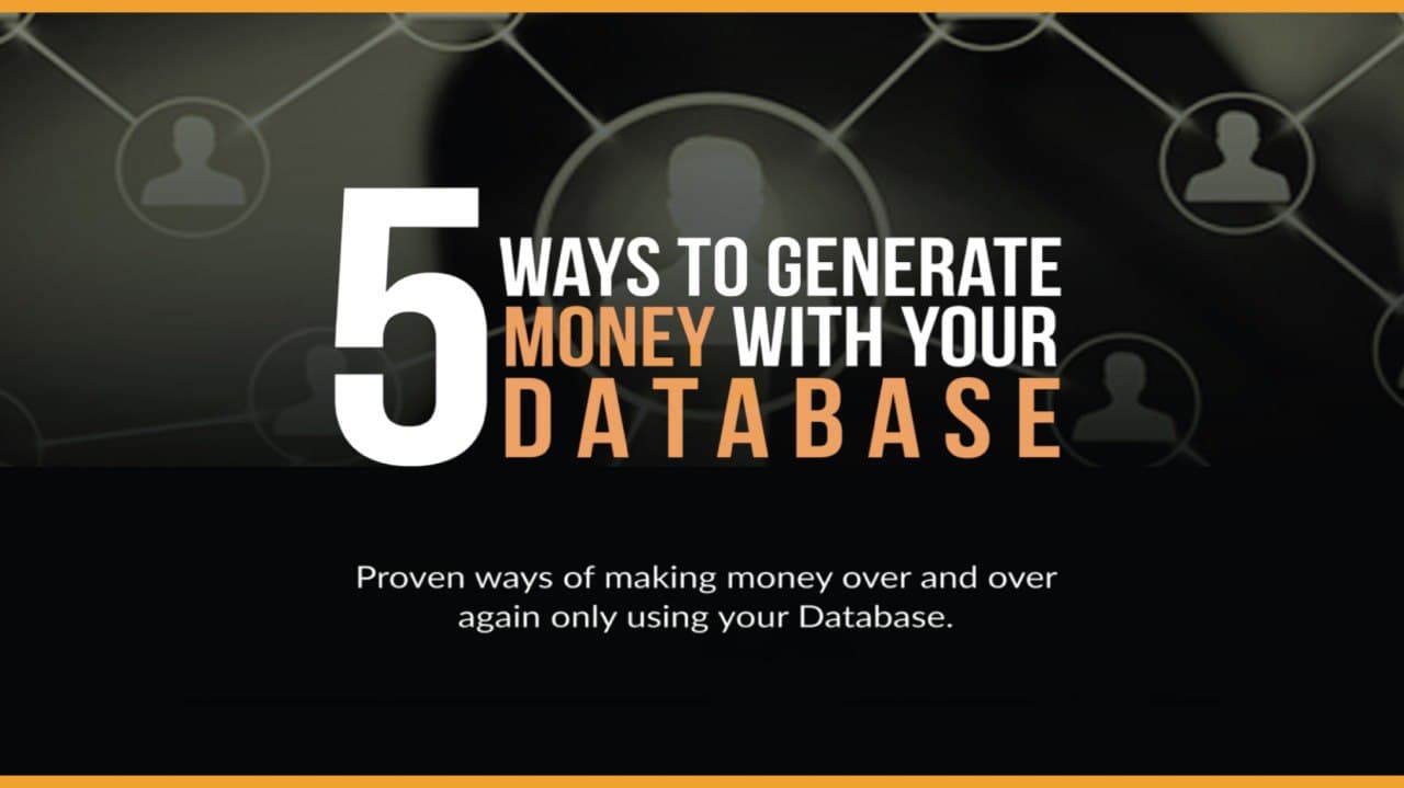 5 Ways To Generate Money With Database