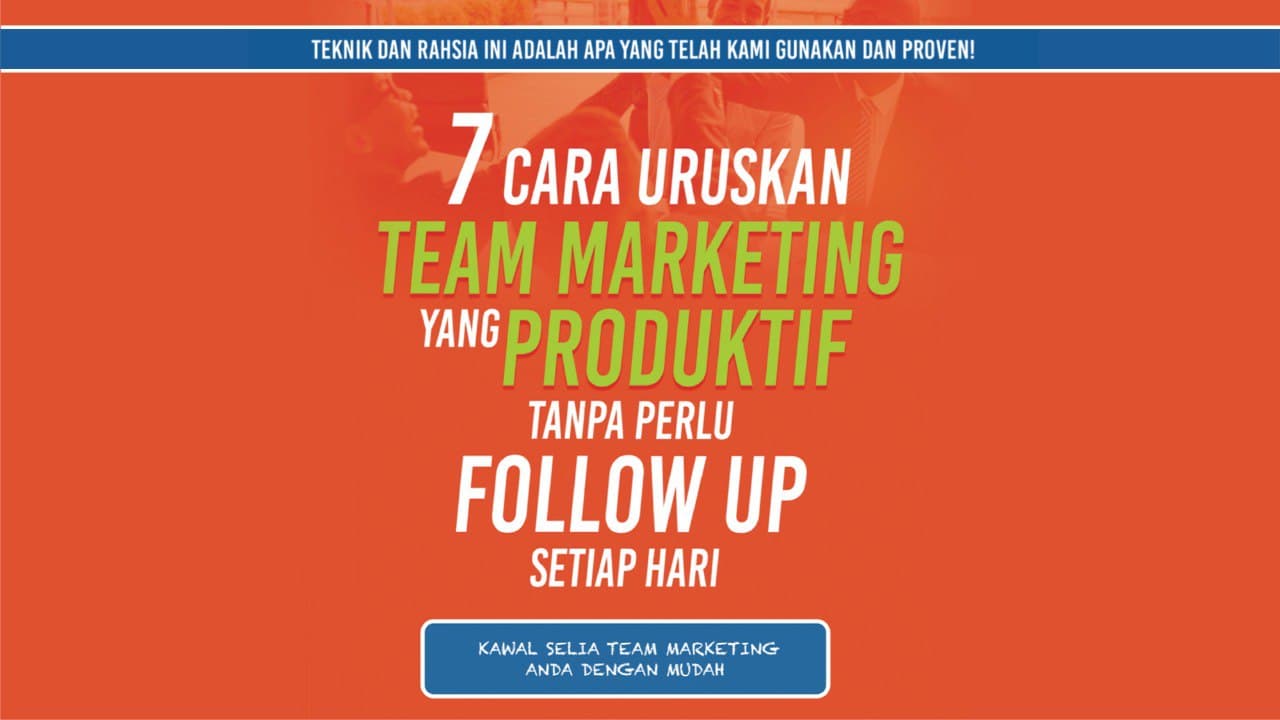 7 Cara Uruskan Team Marketing Yang Produktif